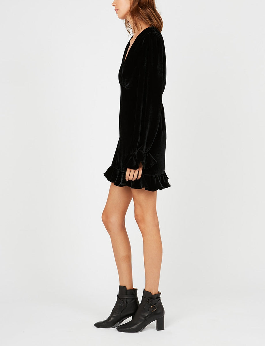 1qty RELIQUAT 170€ 0%  / Robe Louisa courte ajustée - Black