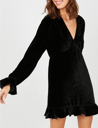 1qty RELIQUAT 170€ 0%  / Robe Louisa courte ajustée - Black