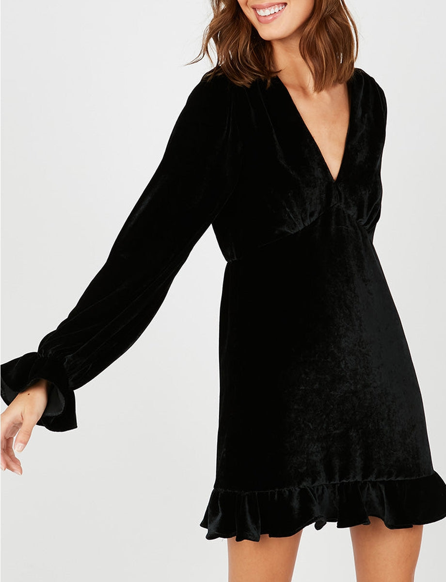 1qty RELIQUAT 170€ 0%  / Robe Louisa courte ajustée - Black