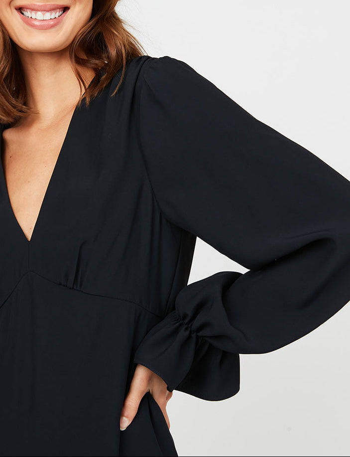 3qty RELIQUAT 120€ 0%  / Robe Louisa courte ajustée - Blue Navy