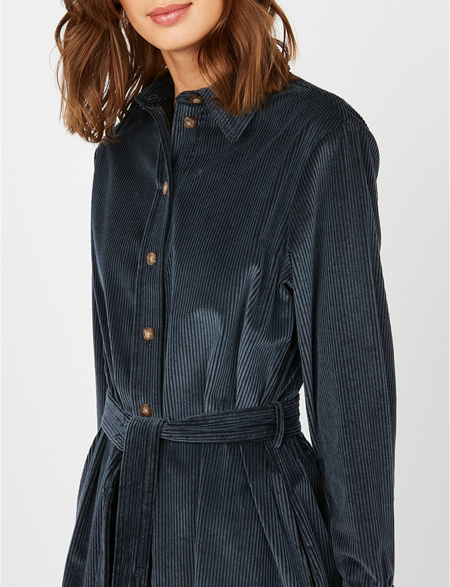 19qty RELIQUAT 120€ 18,8%  / Robe chemise Amour - Blue Denim