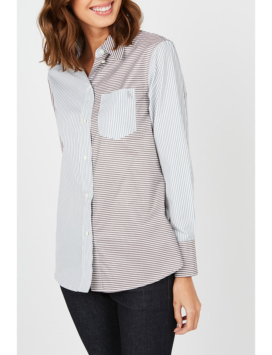 2qty RELIQUAT 65€ 20%  / Chemise droite Maureen - White Multicolor