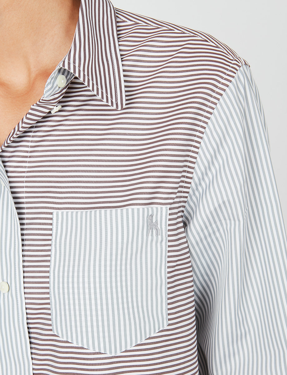 2qty RELIQUAT 65€ 20%  / Chemise droite Maureen - White Multicolor