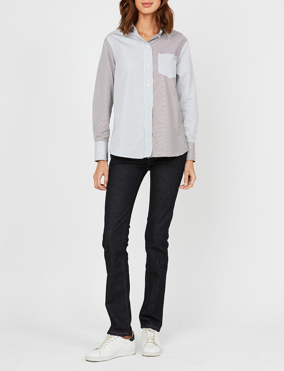2qty RELIQUAT 65€ 20%  / Chemise droite Maureen - White Multicolor