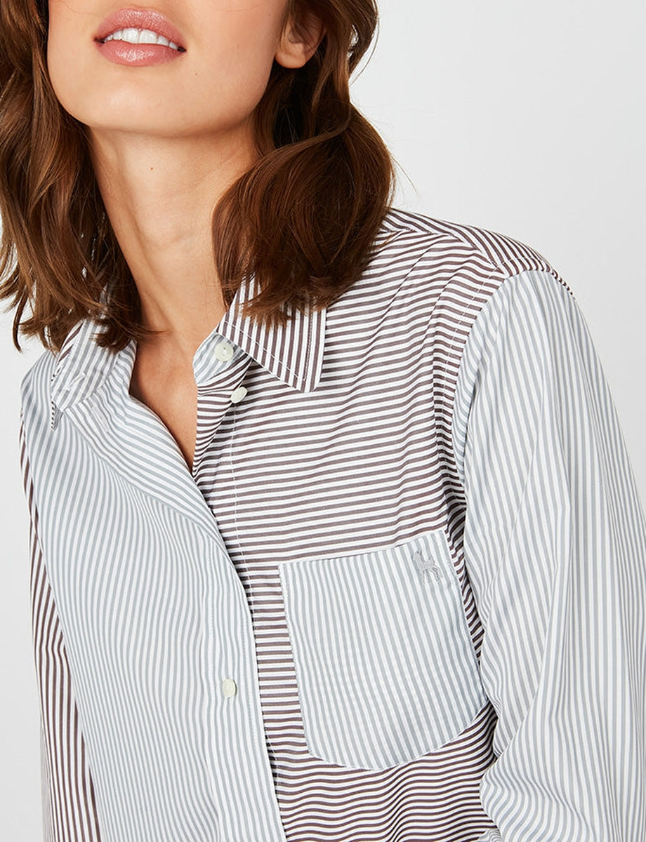 2qty RELIQUAT 65€ 20%  / Chemise droite Maureen - White Multicolor