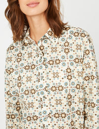 8qty RELIQUAT 95€ 0%  / Chemise droite Maureen - Boulbon Beige