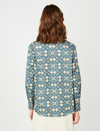 7qty RELIQUAT 80€ 8,3%  / Chemise droite Maureen - Boulbon Blue