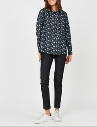 1qty RELIQUAT 80€ 0%  / Chemise droite Maureen - Pixel Blue