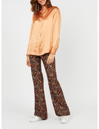 1qty RELIQUAT 95€ 100%  / Chemise droite Maureen en soie - Pink Gold