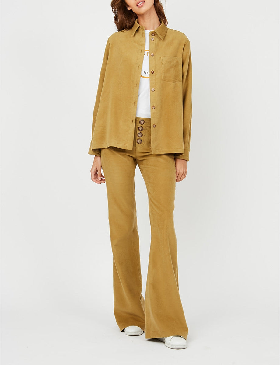 18qty RELIQUAT 95€ 0%  / Chemise droite Cassia - Khaki