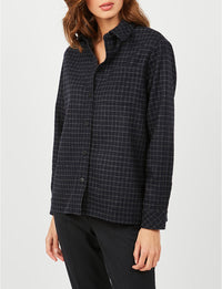 8qty RELIQUAT 95€ 0%  / Chemise droite Cassia en laine - Blue Ecru