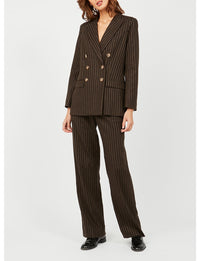1qty RELIQUAT 120€ 0%  / Blazer croisé  Ezio - Brown Multicolor