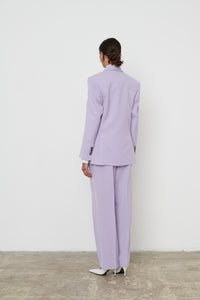 Double Breasted Blazer - Lilac
