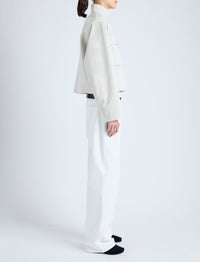 Veste courte à poches - Off White