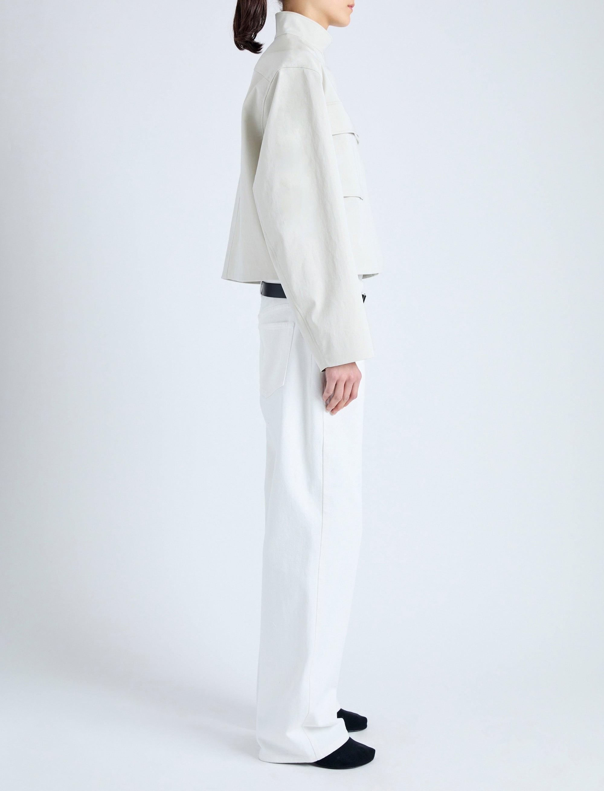 Veste courte à poches - Off White