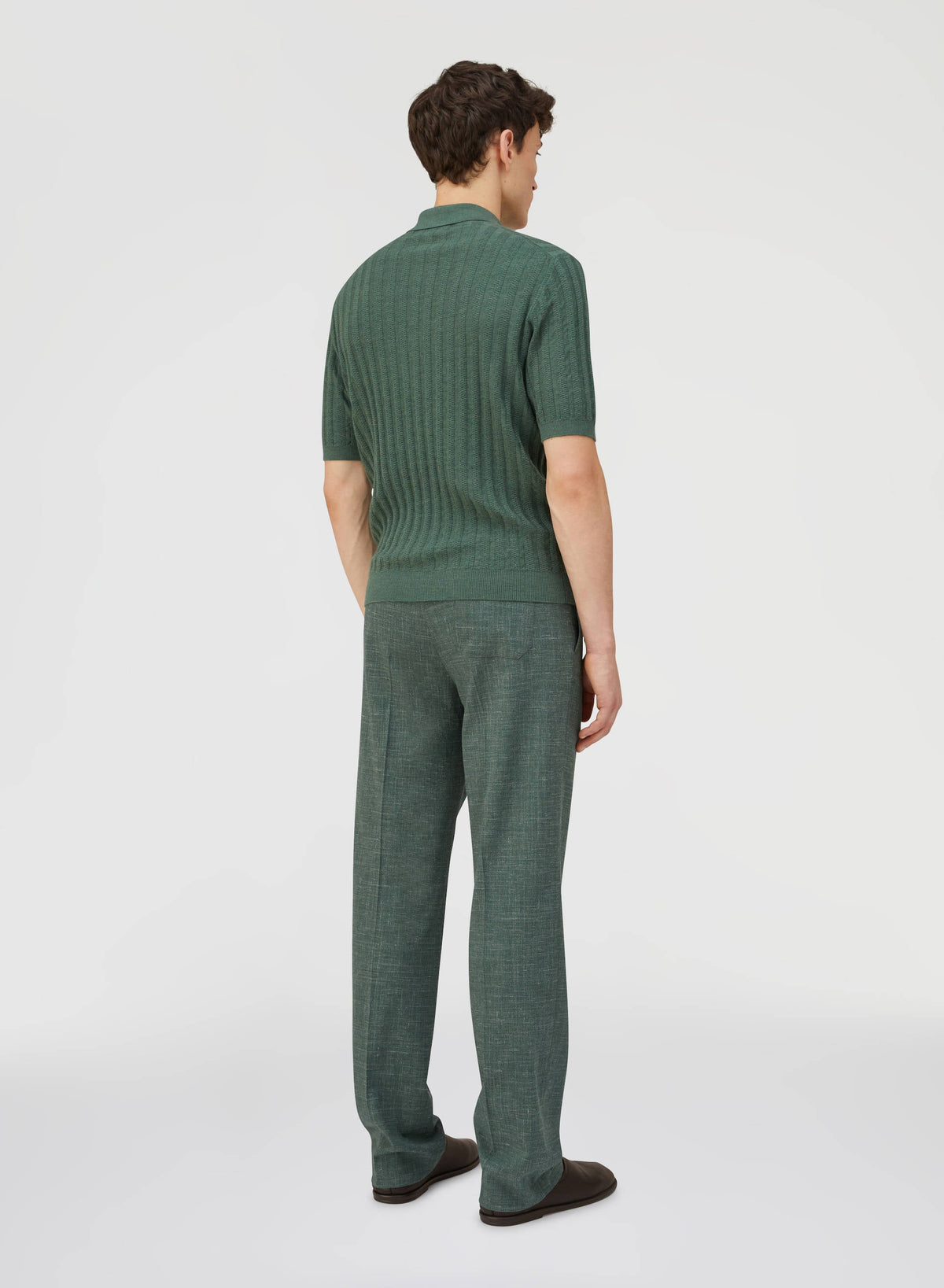 GREEN DRAWSTRING PANTS