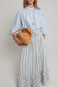 Jupe Lala coupe maxi - Blue