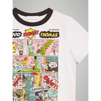 ZZNOSTOCK T-shirt à manches longues en coton - White