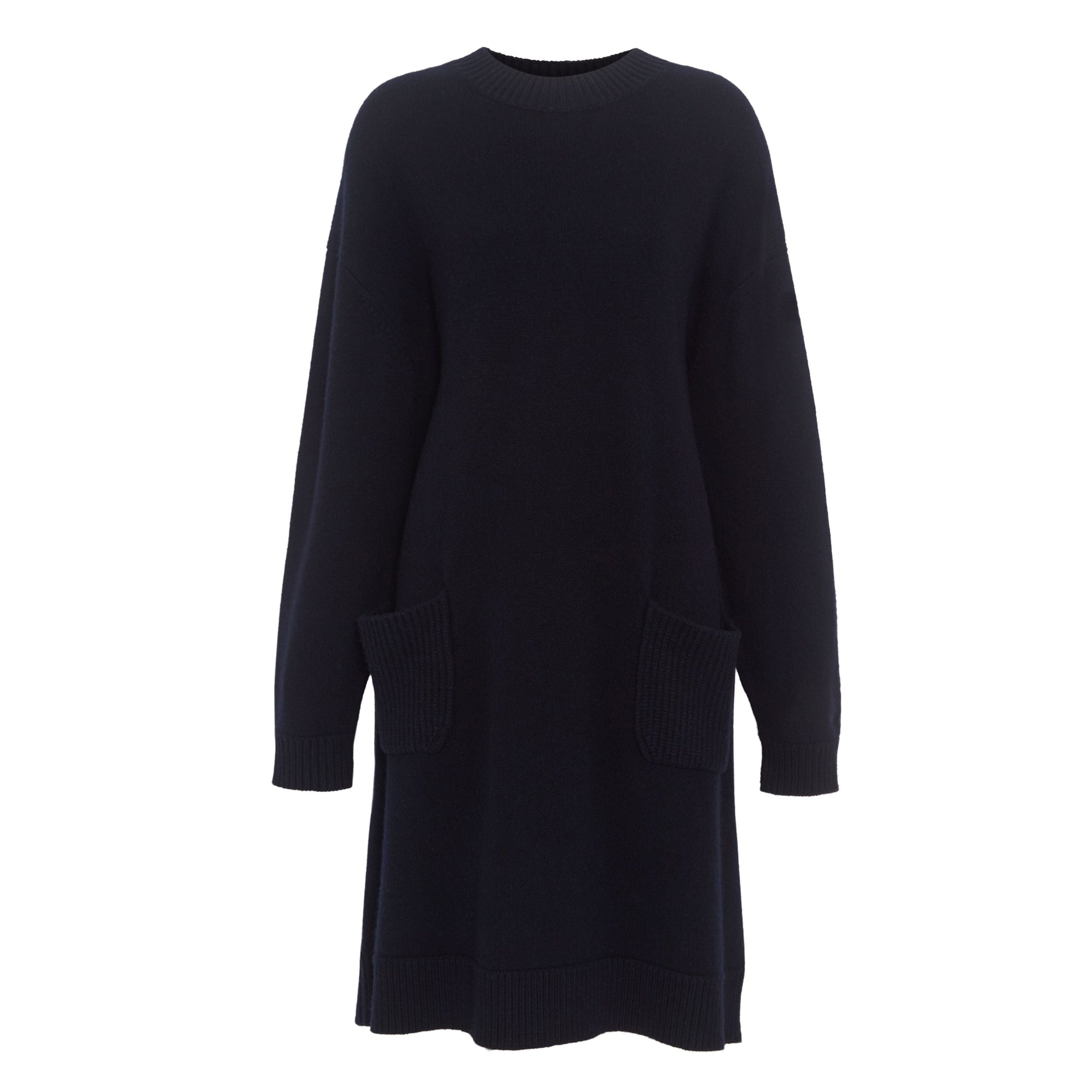 ZZNOSTOCK Robe pull en cachemire - Navy