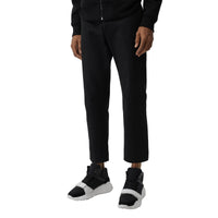 ZZNOSTOCK Pantalon chino slim en coton mélangé - Black