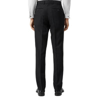 1 qty Pantalon ajusté Soho en laine à rayures - Black