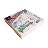Set de 2 paquets de 20 serviettes en papier Paris 33x33cm - Multicolore
