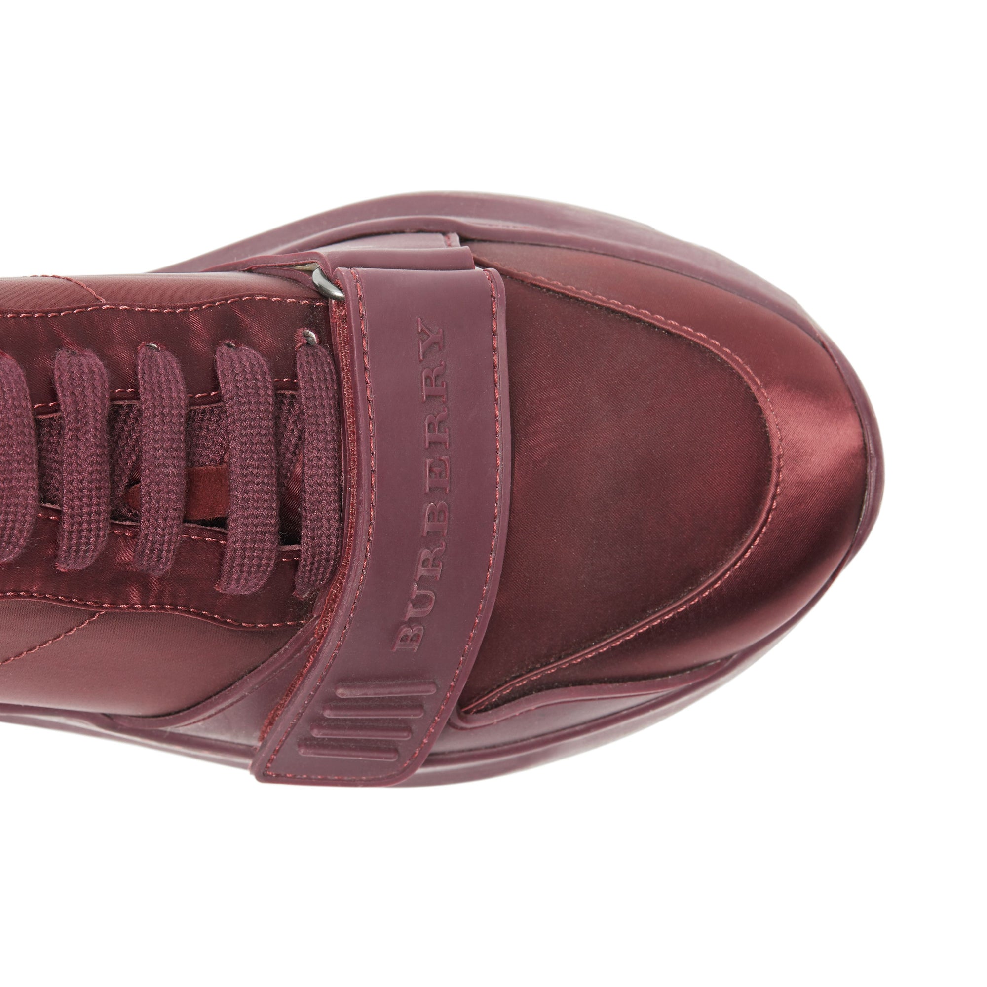 2 qty Sneakers en satin - Claret