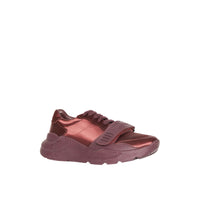 2 qty Sneakers en satin - Claret