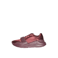 2 qty Sneakers en satin - Claret