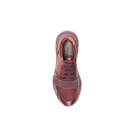 2 qty Sneakers en satin - Claret