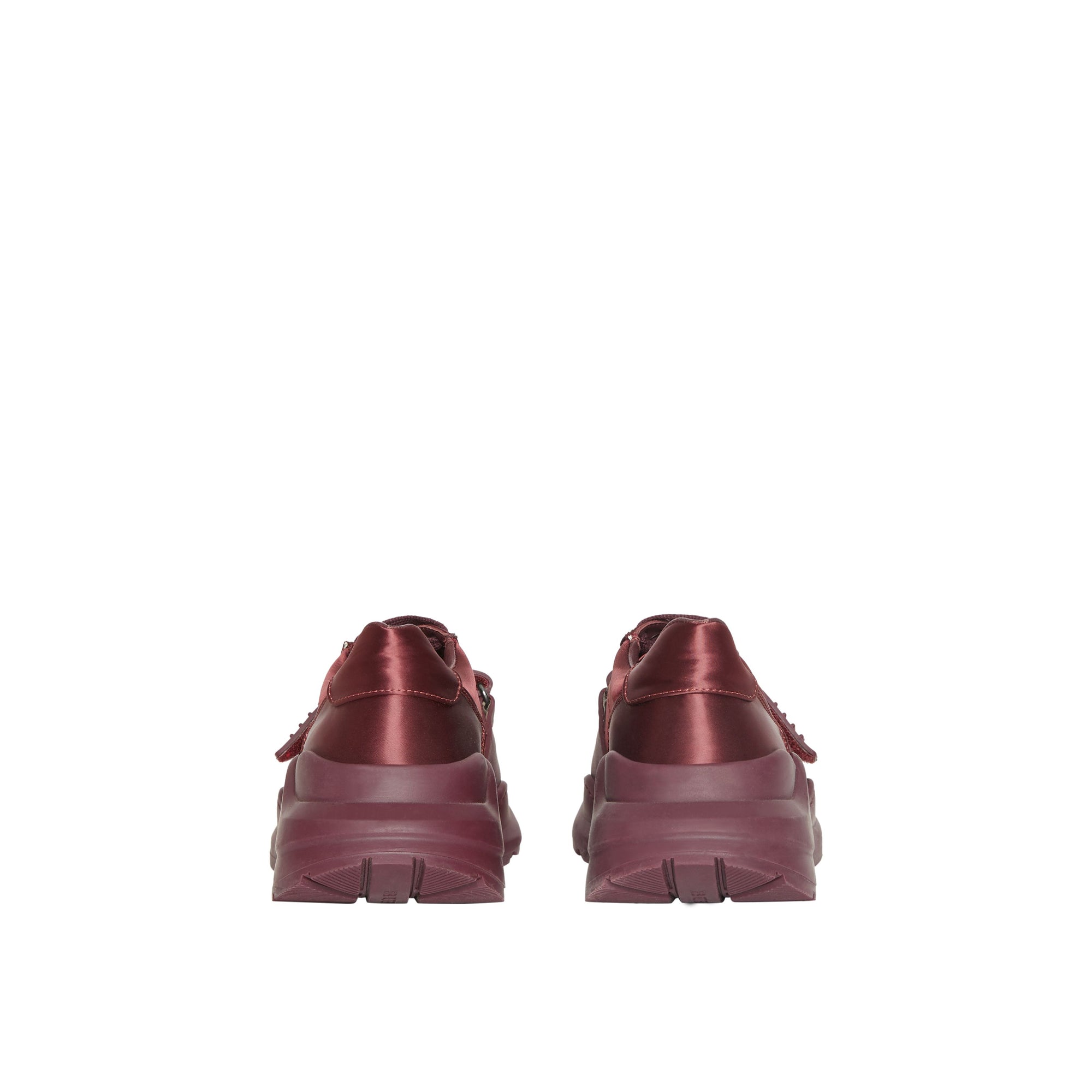 2 qty Sneakers en satin - Claret