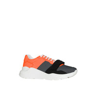 3 qty Sneakers color-block - Silver Grey & Orange