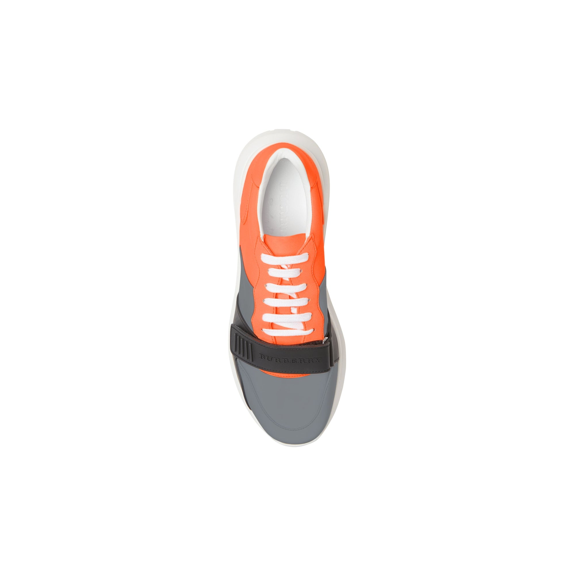 3 qty Sneakers color-block - Silver Grey & Orange