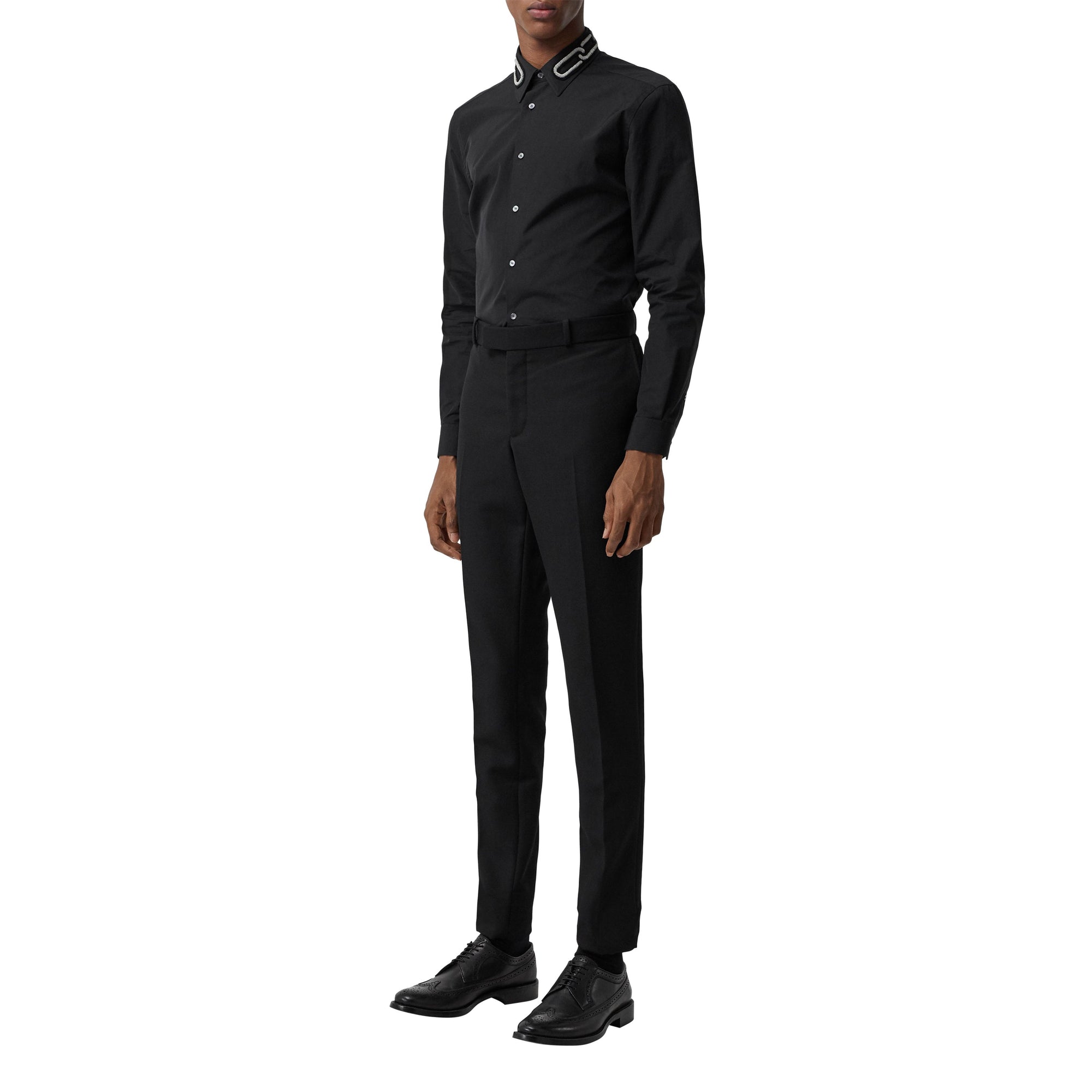 ZZNOSTOCK Chemise habillée slim  - Black