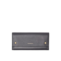 1 qty Portefeuille continental en cuir - Charcoal Grey