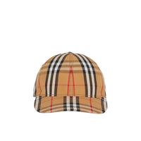 1 qty Casquette à motif Vintage check - Antique Yellow Check