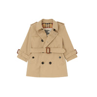 9 qty Trench-coat en gabardine - Honey