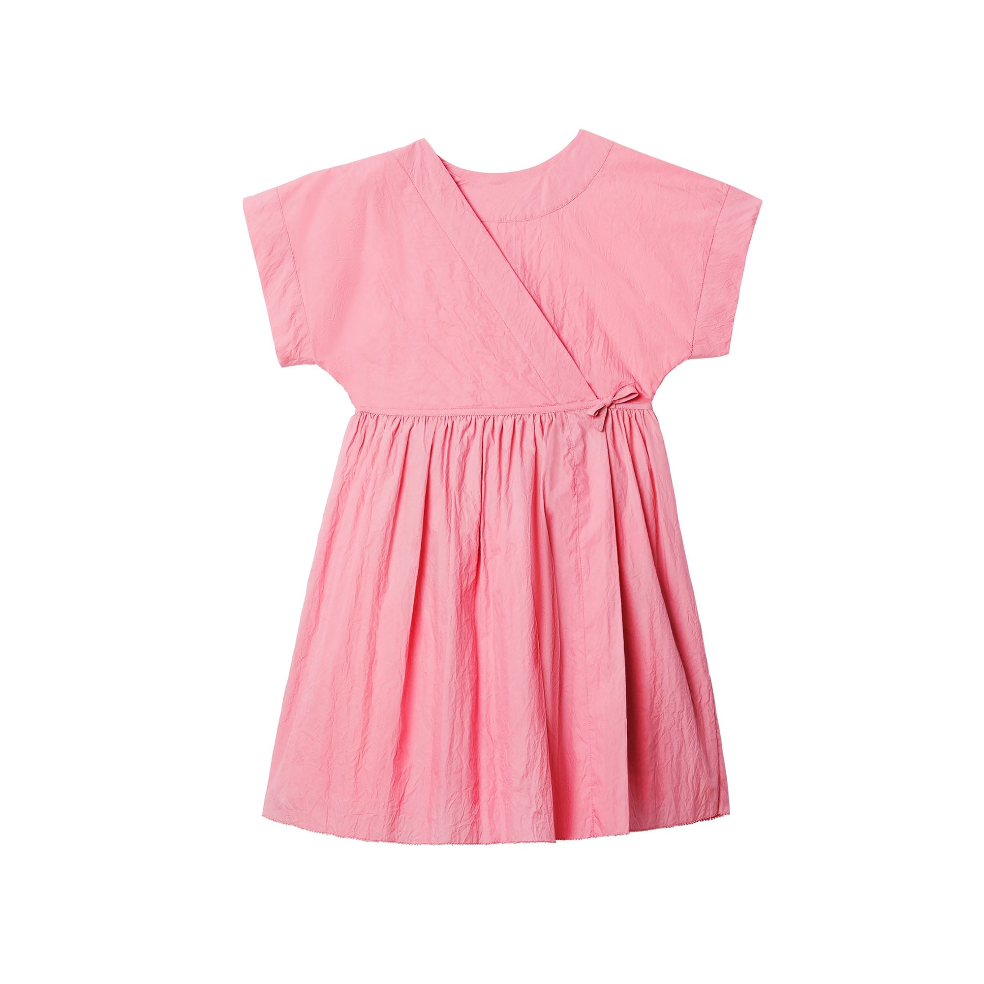 ZZNOSTOCK Robe portefeuille en coton mélangé - Bright Rose