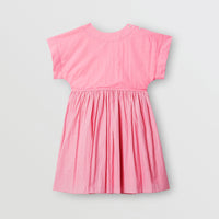 ZZNOSTOCK Robe portefeuille en coton mélangé - Bright Rose