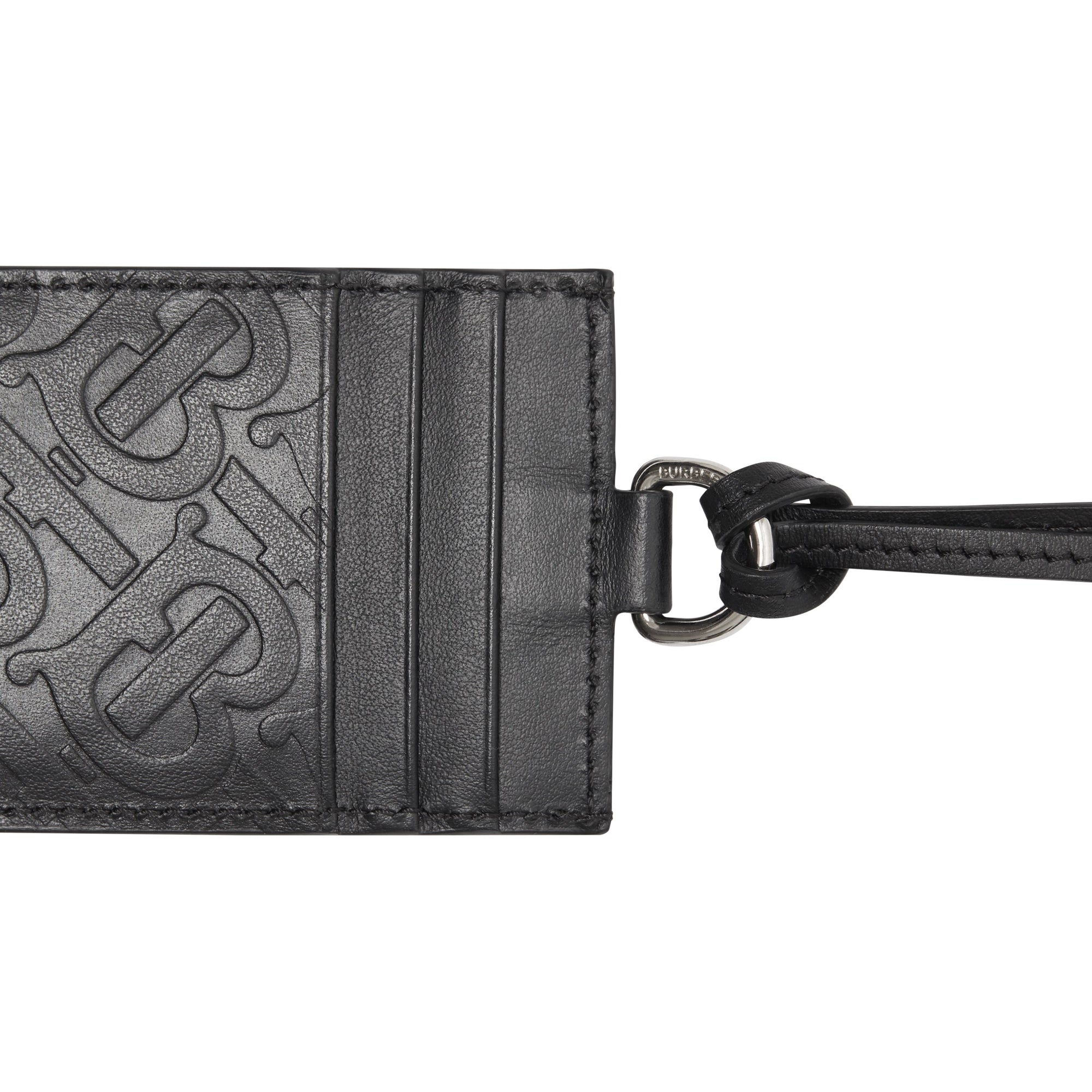 1 qty Porte-cartes et dragonne en cuir Monogram - Black