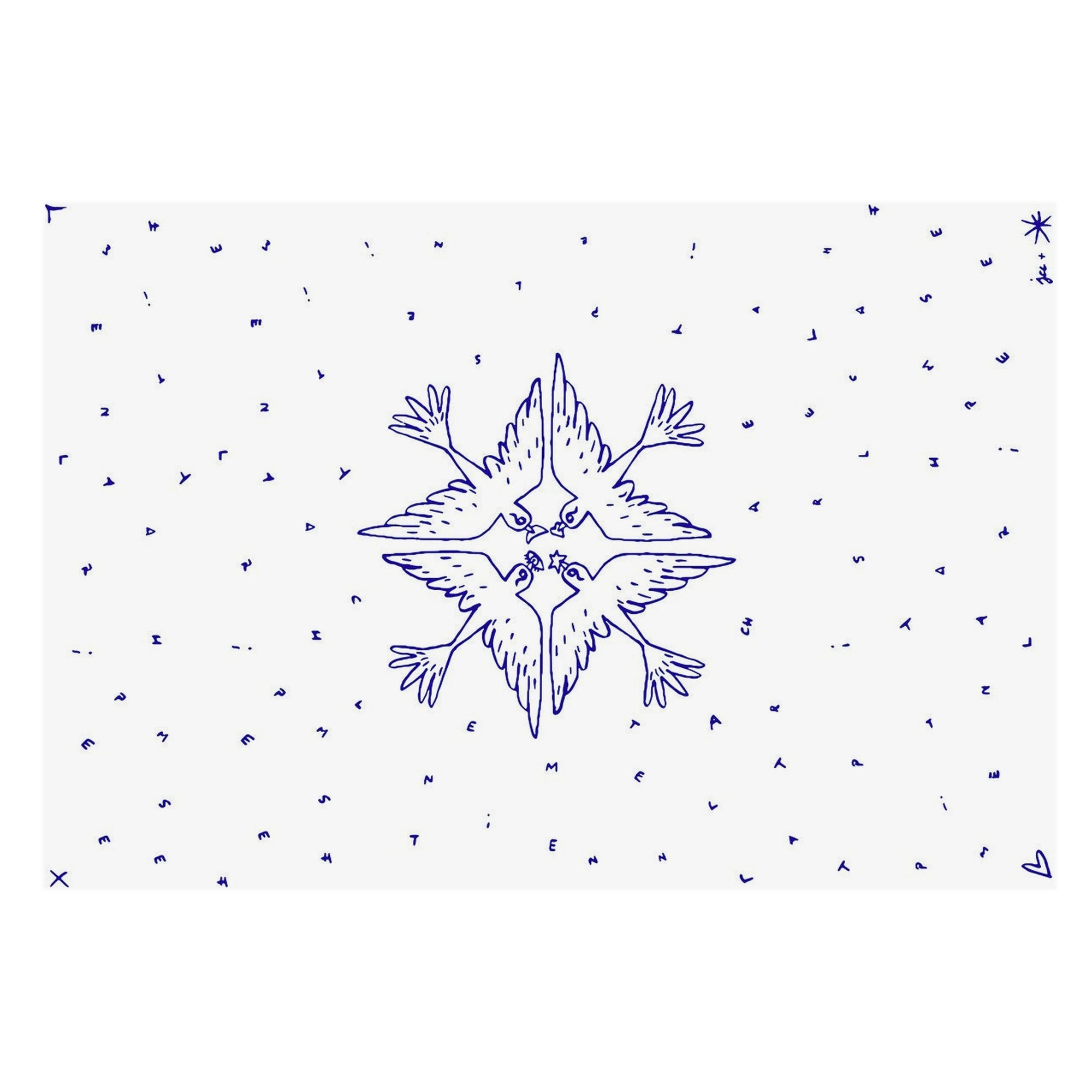 Nappe Archipel Sentimental 170x250cm - Multicolore