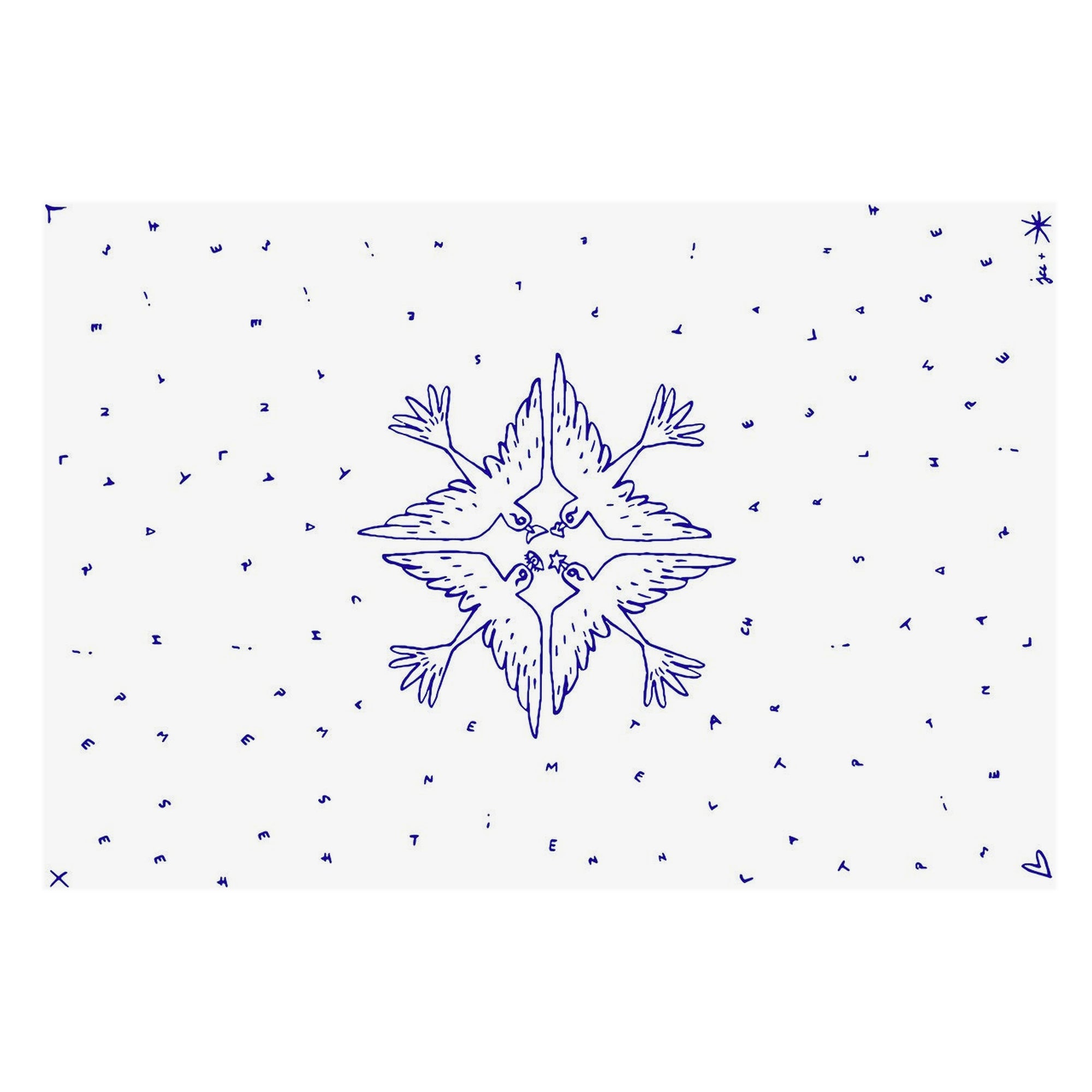 Nappe Archipel Sentimental 170x250cm - Multicolore