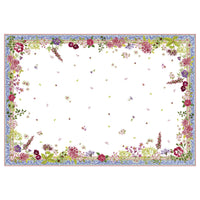 Nappe Millefleurs 170x250cm - Rose