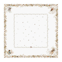 Nappe carrée Sologne 170x170cm - Marron