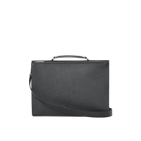 5 qty Porte-documents en cuir et logo - Black