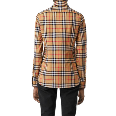 Chemise oversize Vintage check - Antique Yellow Check