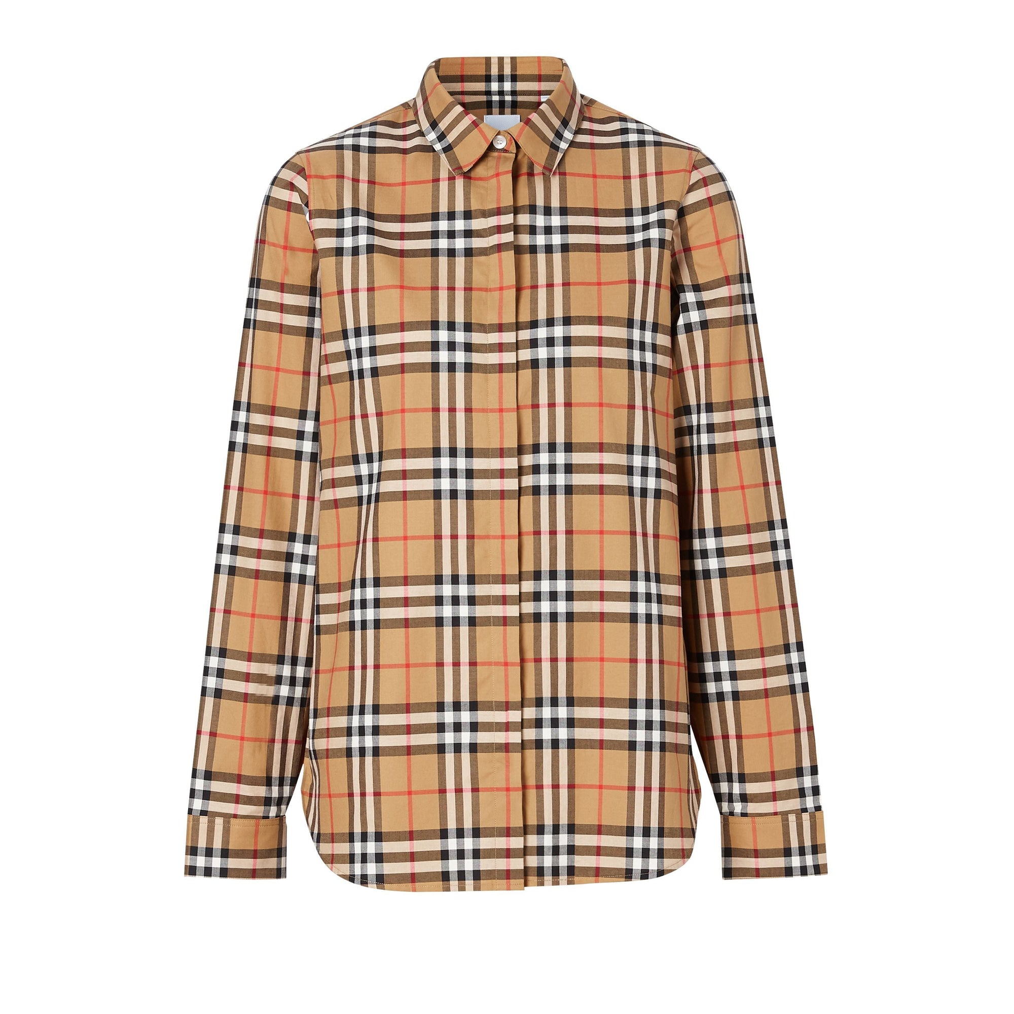 Chemise oversize Vintage check - Antique Yellow Check