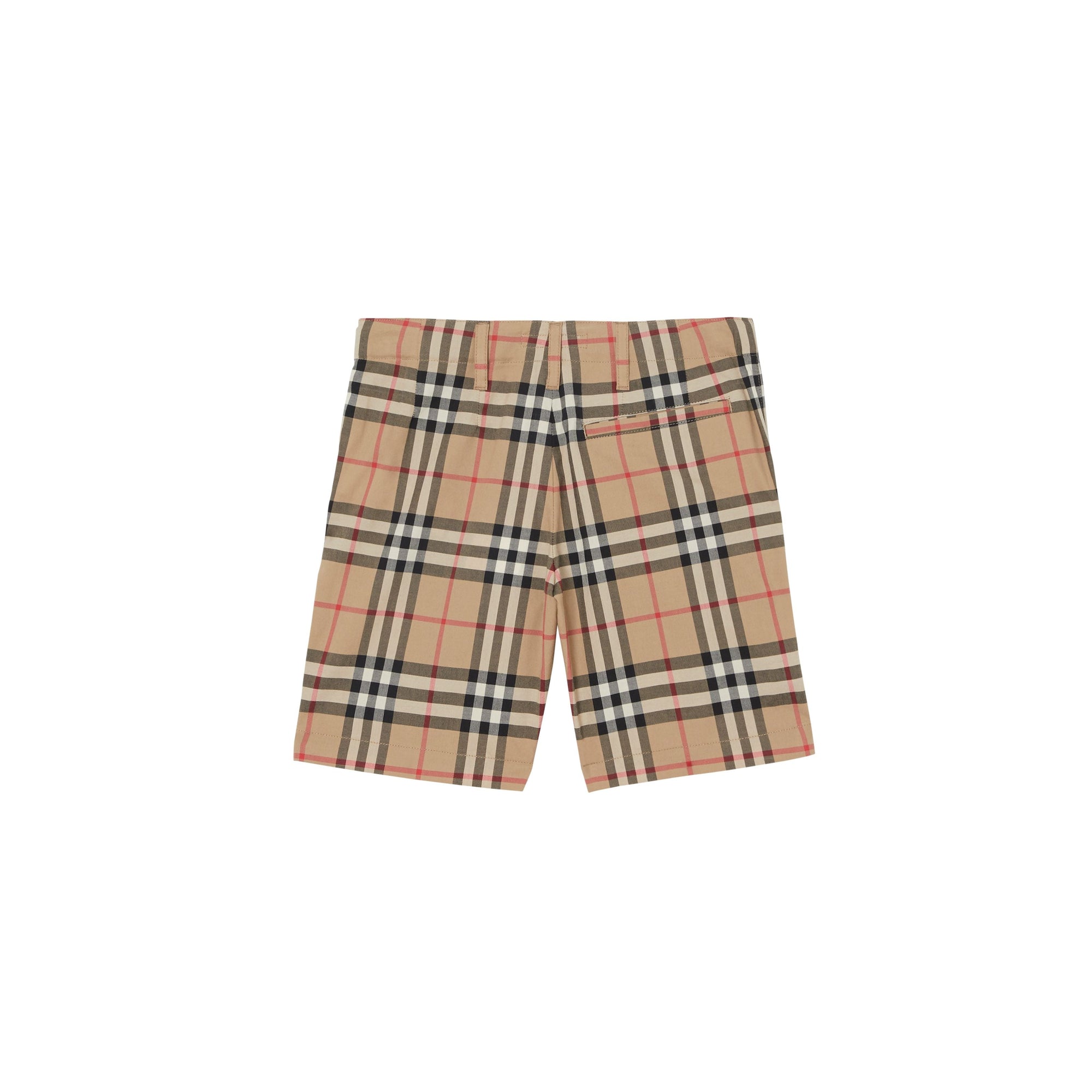 1 qty Short ajusté à motif Vintage check - Archive Beige Check