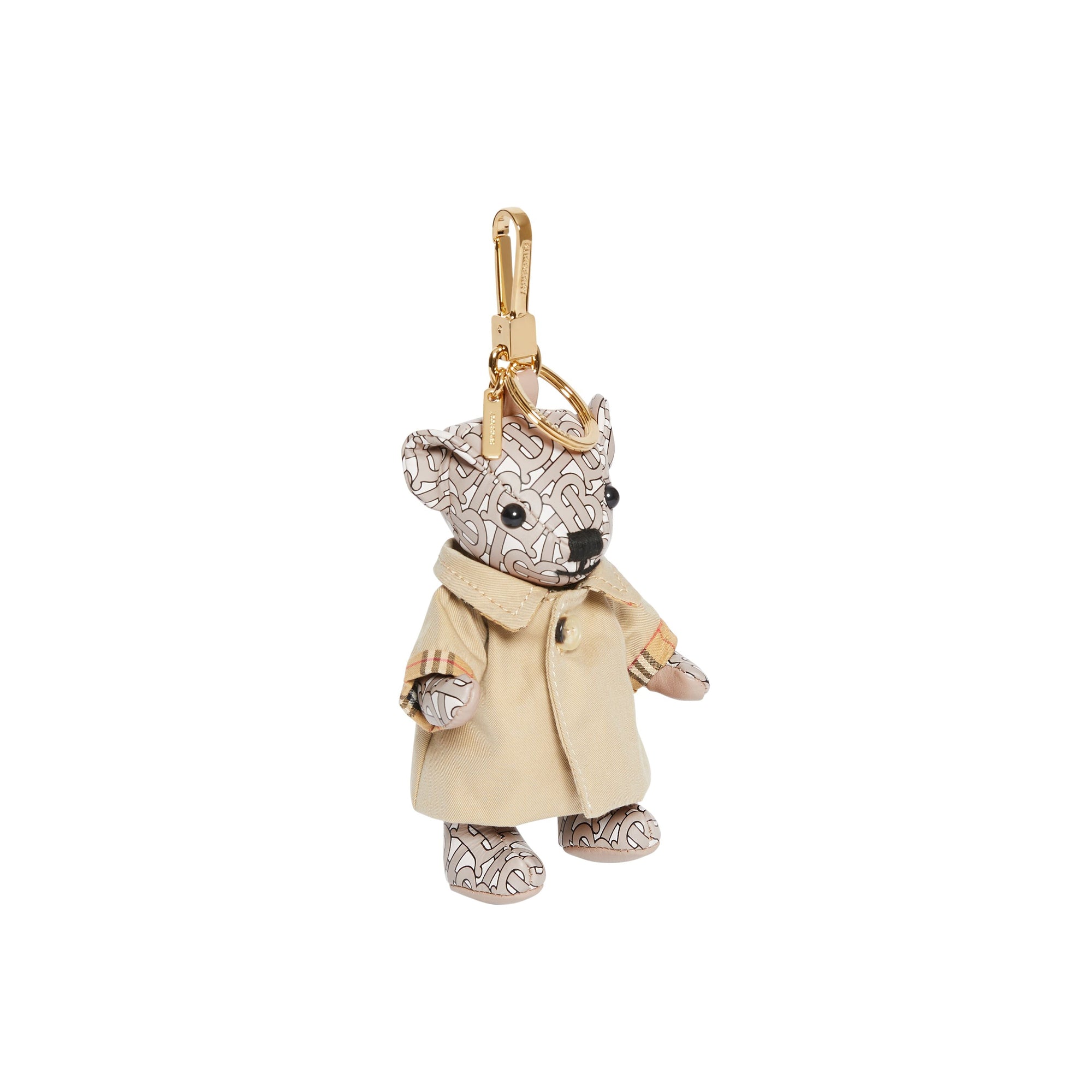 1 qty Bijou porte-clés Thomas Bear à trench - Beige