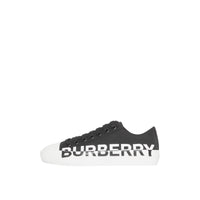 1 qty Sneakers bicolore à logo - Black & Optic White